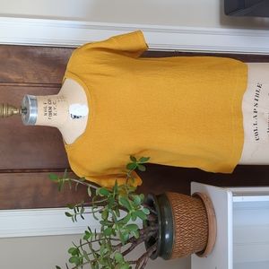 LIKE NEW | Loft | Yellow Dressy T-Shirt - XS fits like M